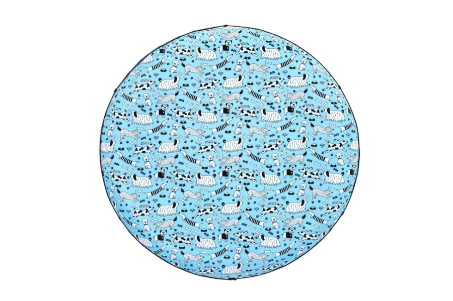 Bestway H2Ogo! 55-Inch Multicolor Dog Pool Float with Puncture-Resistant Cover for Pets