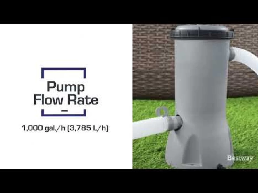 Bestway Flowclear 1000 Gallon Pool Filter Pump for Efficient Water Cleaning and Circulation