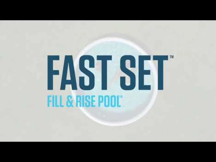 Bestway 15-Foot Round Fast Set Inflatable Above Ground Pool Set with Filter Pump