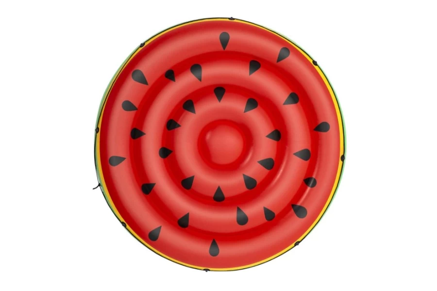 Bestway H2Ogo! 6'2" Watermelon Inflatable Island Pool Float for Summer Fun